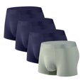 thumbnail image 1 of GERsome Men's Boxer Briefs, 4 Pack Soft Boxers for Men, Quick Dry Mens Underwear, Breathable Athletic Boxer Briefs for Men, Size L-4XL, 1 of 3