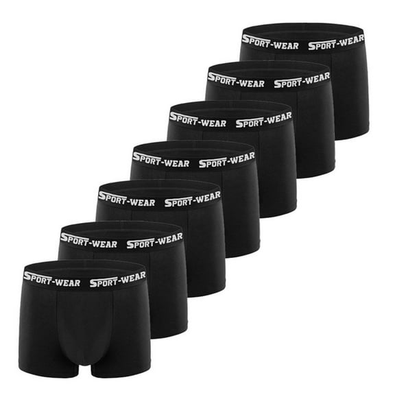 GERsome Men's Boxer Briefs, Men’s Underwear Boxer Briefs, Soft Comfortable Underwear Boxer Briefs for Men, Underwear for Men Breathable Boxer Briefs, Multi-Pack, Sizes S-XXL, Black