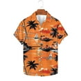 thumbnail image 1 of GERsome Men's Hawaiian Shirts Short Sleeve Summer Beach Shirts Button Down Tropical Vacation Floral Shirts S-5XL, 1 of 5