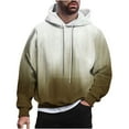 thumbnail image 1 of GERsome Men's Long Sleeve Drawstring Hoodies Sweatshirt Casual Loose Lightweight Pullover Tops with Pocket Sizes M-4XL, 1 of 6