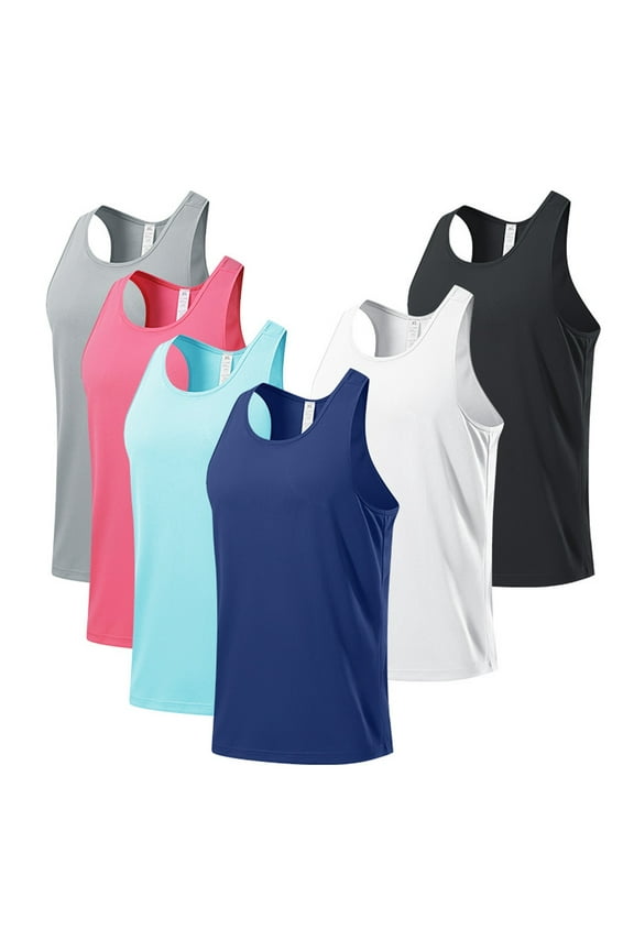 Men's Quick Dry Workout Tank Tops Soft Breathable Gym Sleeveless Muscle Shirts for Men S-2XL