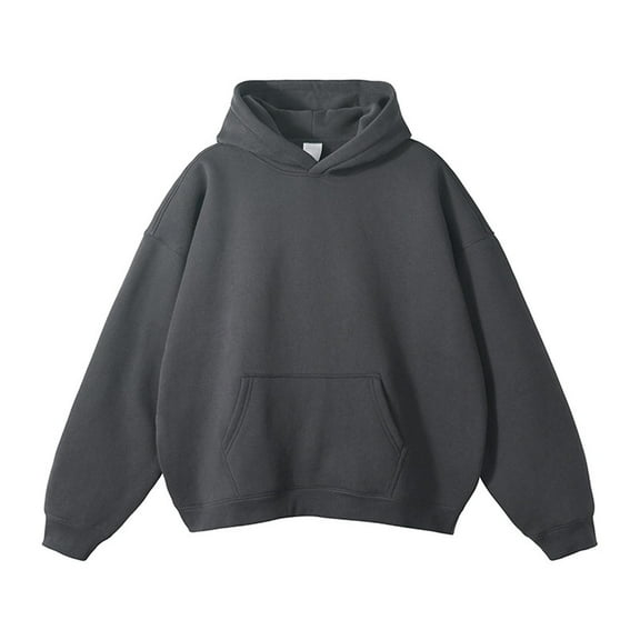 GERsome Men's Solid Color Hoodies Pullover Soft Fleece Hooded Sweatshirts Long Sleeve Casual Hoodies with Pocket Sizes M-5XL
