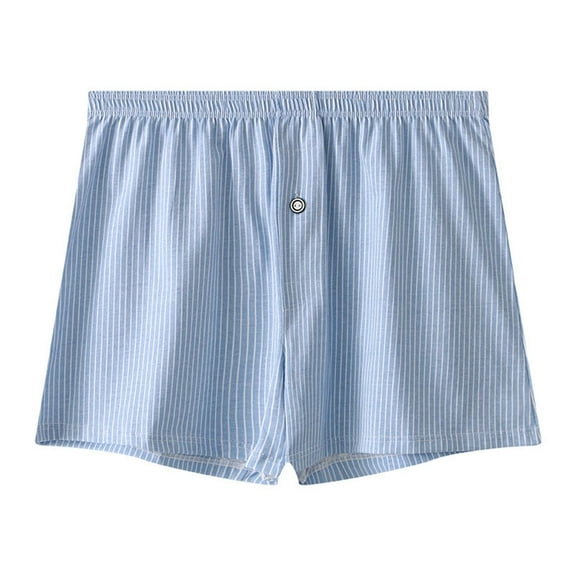 GERsome Men's Underwear Woven Boxers for Men Soft Cotton Boxer Shorts Elastic Waistband Boxer Shorts Underwear for Men Comfortable Casual Loose Breathable Shorts, Assorted Colors, Size M-XXL