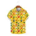 thumbnail image 1 of GERsome Mens Hawaiian Shirts Loose Fit Vacation Shirts Short Sleeve Button Down Easter Shirt for Men S-5XL, 1 of 5