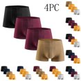 thumbnail image 1 of GERsome Mens Underwear Boxer Briefs, Soft Comfortable Underwear Boxer Briefs for Men 4 Pack Stretch Moisture-Wicking Underwear Size L-3XL, 1 of 3