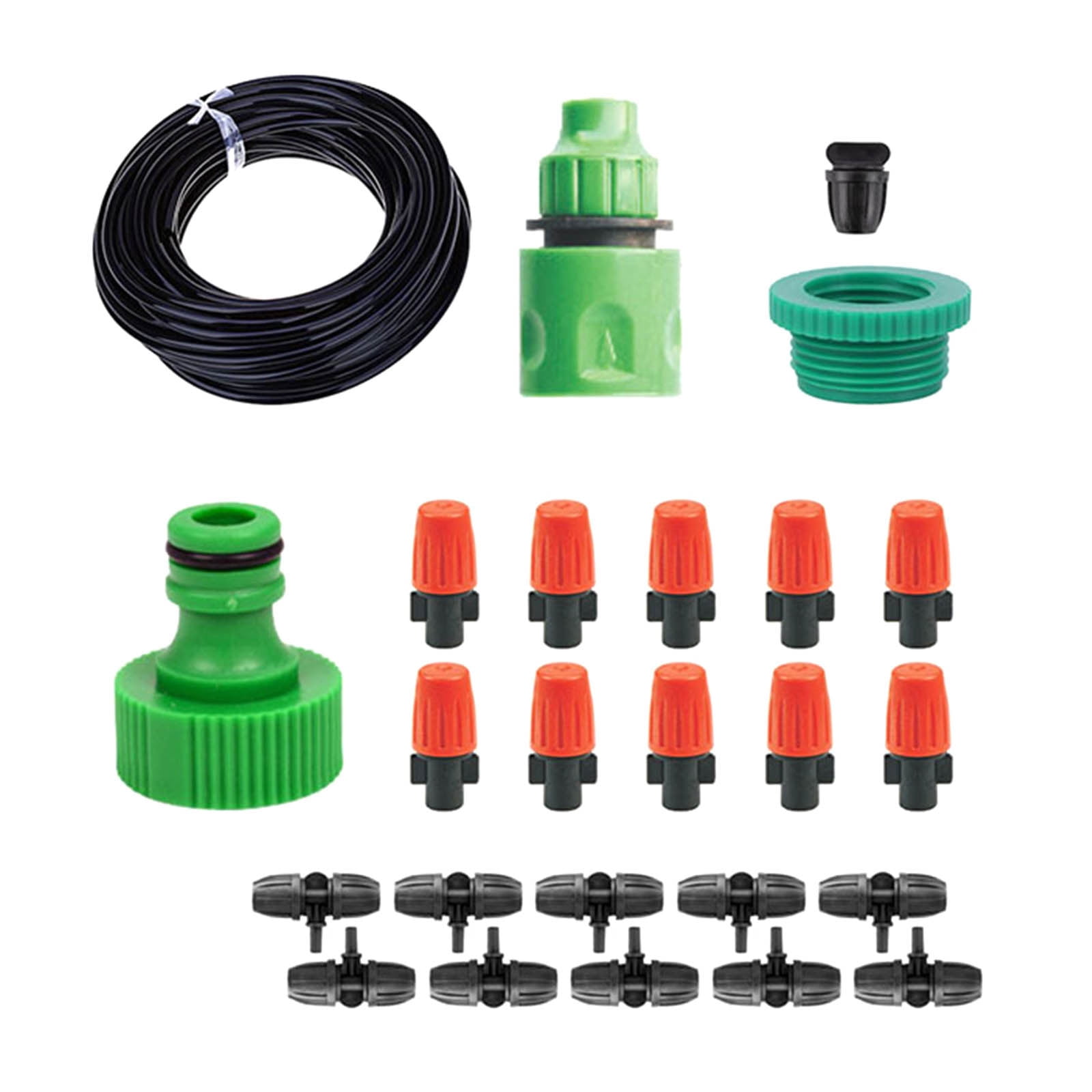 GERsome Micro Drip Irrigation Kit, Garden Irrigation System Plant Automatic Watering Kit with