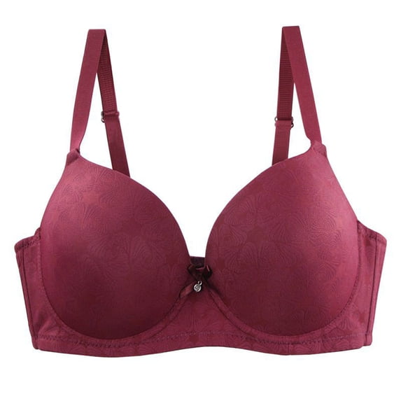 GERsome Minimizer Bras for Women Full Coverage Underwire Bras Plus Size Lifting Jacquard Bra for Heavy Breast