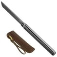 thumbnail image 1 of GERsome Pocket Knife for Men, Tanto Folding Knife with Sheath, Slim Gentleman's Knife, Cool Knives for Men Everyday Carry Outdoor, 1 of 1