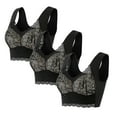 thumbnail image 1 of GERsome Lace Bras for Women Comfortable Seamless Sports Bra Wireless Full Coverage Everyday Bras for Women Available in Multi Packs, 1 of 2