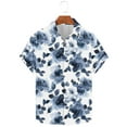 thumbnail image 1 of GERsome Short Sleeve Hawaiian Shirts for Men Casual Button Down Summer Beach Shirts S-3XL, 1 of 5