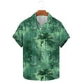 thumbnail image 1 of GERsome Short Sleeve Hawaiian Shirts for Men Casual Button Down Summer Beach Shirts S-3XL, 1 of 5