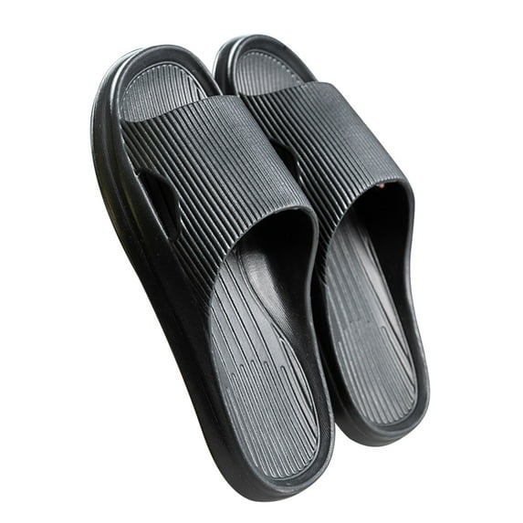 GERsome Slides for Women Men Slippers Comfy Non-Slip Soft Waterproof Bathroom Shower Shoes, Cushioned Thick Sole Sandals for Indoor and Outdoor