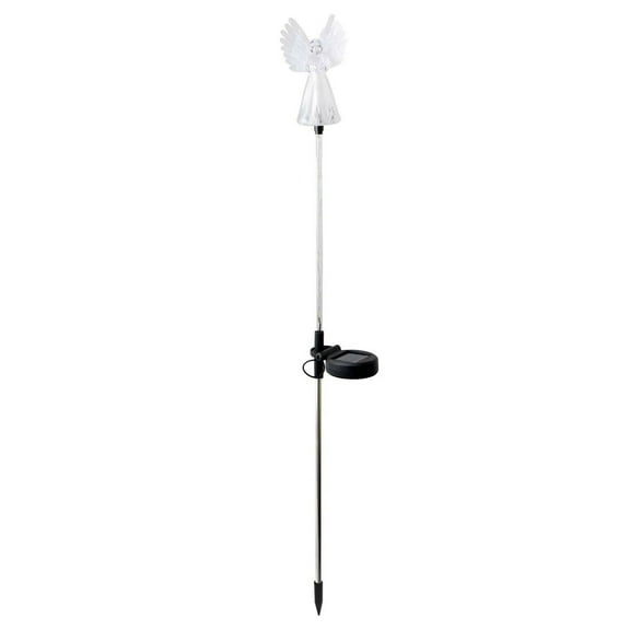 GERsome Solar Angel Lights Outdoor Decorative,Memorial Remembrance Gifts for Loved Ones,Multi-Color Changing LED Stake Light for Cemetery Grave Decoration