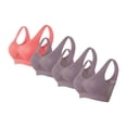 thumbnail image 1 of GERsome Sports Bras for Women 4 Pack Seamless Wire-Free Yoga Bras Workout Fitness Running Gym Low Impact Bras, Sizes S-5XL, 1 of 4