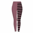 thumbnail image 1 of GERsome Striped Leggings Halloween Women's Funny Graphic High Waist Leggings Workout Pants Stretchy Striped Tights Pants Size 3XL, 1 of 9