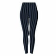 thumbnail image 1 of GERsome Striped Leggings Halloween Women's Funny Graphic High Waist Leggings Workout Pants Stretchy Striped Tights Pants Size 3XL, 1 of 9
