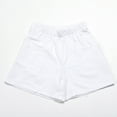 thumbnail image 1 of GERsome Summer Shorts for Women Cotton Linen Solid Color Lounge Shorts Elastic Waist Casual Beach Vacation Shorts with Pockets S-2XL, 1 of 5