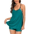 thumbnail image 1 of GERsome Tankini Swimsuits for Women, Two Piece Tummy Control Womens Tankini Bathing Suits, Push-Up Tankini Set, 1 of 5