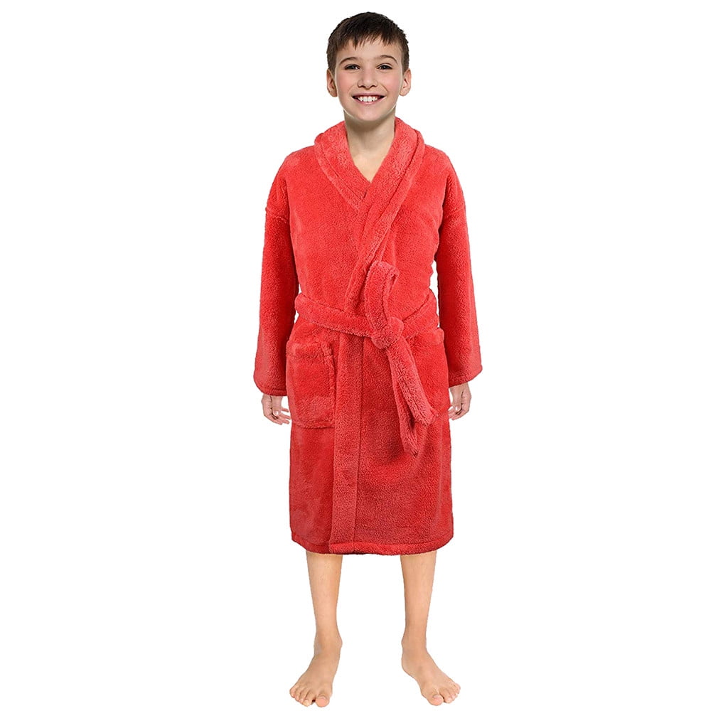 GERsome Toddler Baby boys Girls Soft Fleece Robes Plush Bathrobes