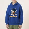 thumbnail image 1 of GERsome Toddler Boys Girls Sweatshirt Long Sleeve Hooded Unisex Kids Pullover Fall Casual Tops Hoodie Cute Cartoon Graphic Size 3-4 Years, 1 of 7
