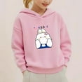 thumbnail image 1 of GERsome Toddler Boys Girls Sweatshirt Long Sleeve Hooded Unisex Kids Pullover Fall Casual Tops Hoodie Cute Cartoon Graphic Size 3-4 Years, 1 of 7