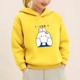 thumbnail image 1 of GERsome Toddler Boys Girls Sweatshirt Long Sleeve Hooded Unisex Kids Pullover Fall Casual Tops Hoodie Cute Cartoon Graphic Size 4-5 Years, 1 of 7