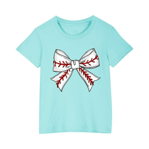 GERsome Toddler Boys Short Sleeve Shirt Unisex Kids Crewneck Soft Cotton T-Shirt Casual Graphic Summer Top Clothes Girls T-Shirts Sizes 3-10 Years, 1-Pack