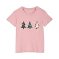 thumbnail image 1 of GERsome Toddler Girls T-Shirt Boys Short Sleeve Shirt Unisex Kids Christmas Graphic Cute Summer Tops Tees Sizes 3-10 Years, 1-Pack, 1 of 4
