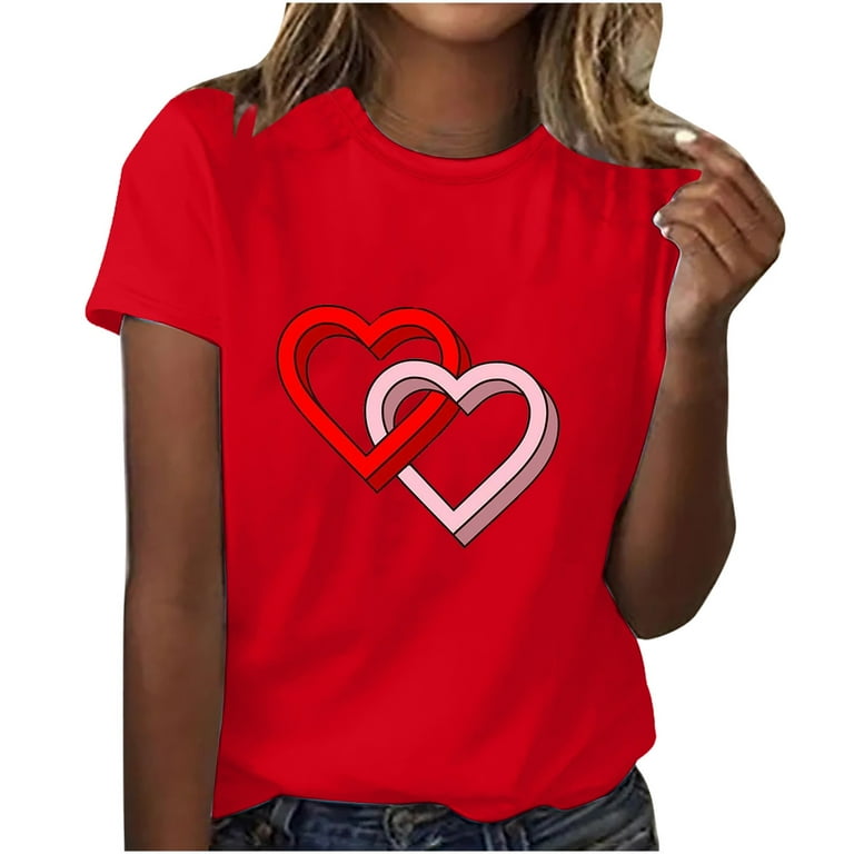 Valentine's Day I Love You Vintage Red Heart Gift T-Shirt Valentine's Day I Love You Vintage Red Heart Gift T-Shirt