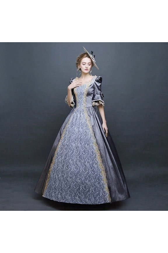 Victorian Dress for Women Long Party Dress Women's Rococo Masquerade Ball Gown