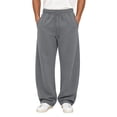 thumbnail image 1 of GERsome Wide Leg Sweatpants with Pockets Men's Open Bottom Pants Drawstring Waist Athletic Sweat Pants, 1 of 8
