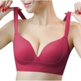 thumbnail image 1 of GERsome Wireless Seamless Bras for Women No Underwire Deep V Neck Soft Support Full Coverage Comfortable Bra, 1 of 7