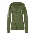 thumbnail image 1 of GERsome Women Zip Up Hoodie Sweatshirt Long Sleeve Fleece Hooded Jacket Coat, 1 of 8