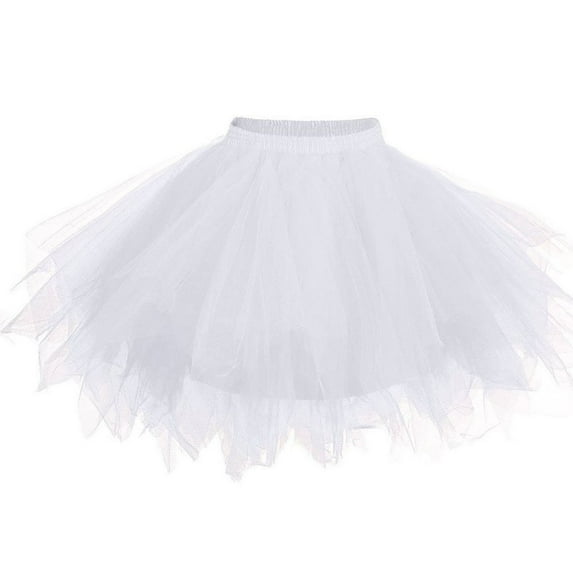 GERsome Women's 1950s Vintage Tutu Petticoat Ballet Bubble Skirt