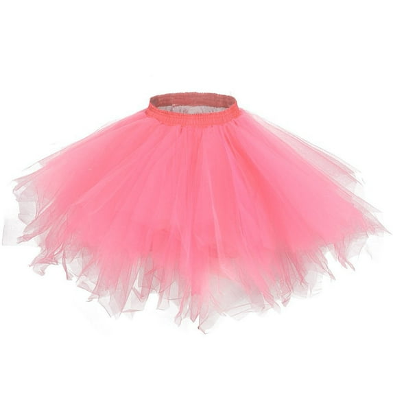 GERsome Women's 1950s Vintage Tutu Petticoat Ballet Bubble Skirt