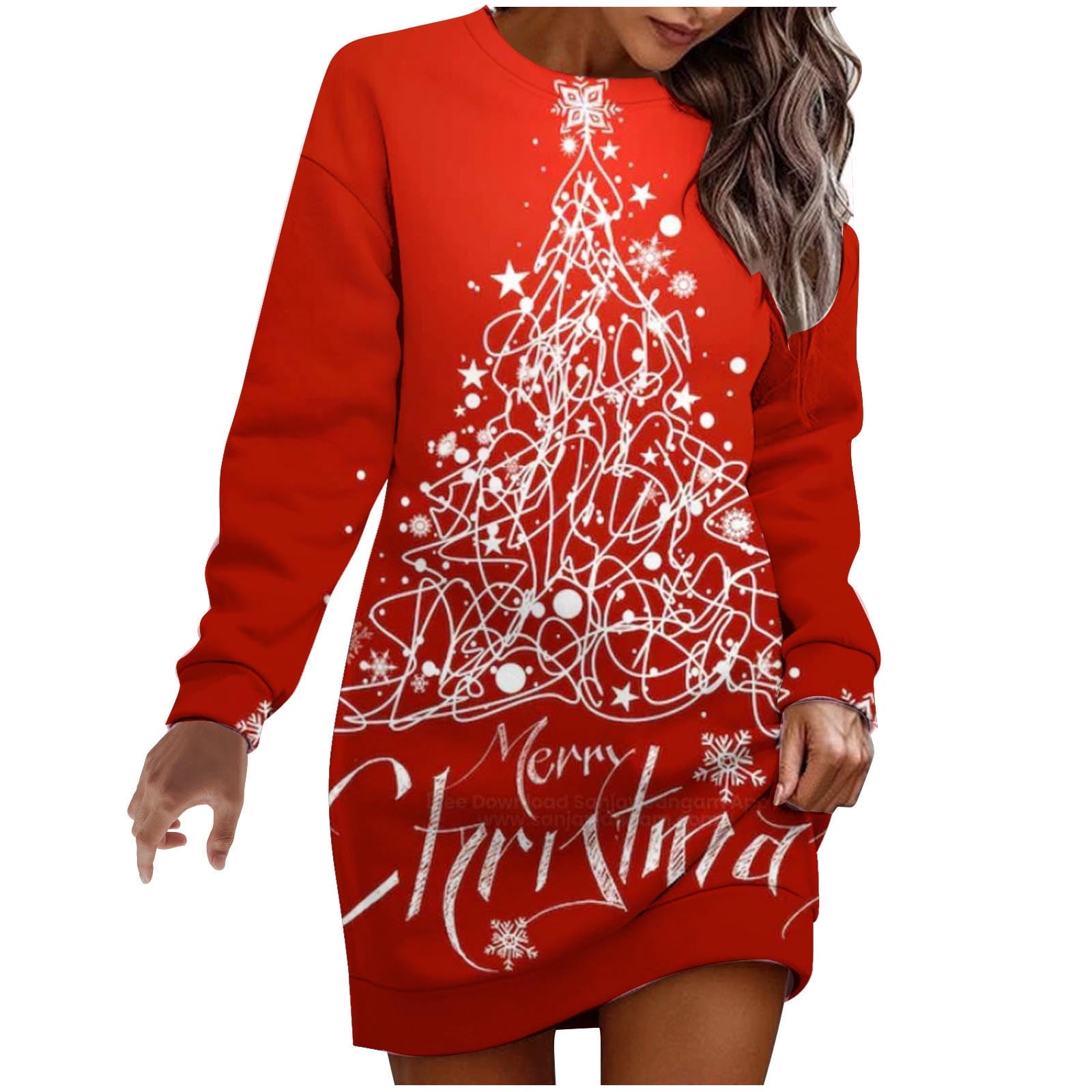 ugly christmas sweater dress women Pop of Peppermint Sweater Dress: Women's Christmas Outfits