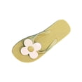 thumbnail image 1 of GERsome Women's Flip-Flops Slip-On Thong Sandals Indoor Outdoor Summer Beach Walking Flat Slide Sandals, Green Size 7.5, 1 of 7