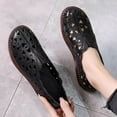 thumbnail image 1 of GERsome Women's Floral Ballet Flats for Women Slip On Flowers PU Leather Round Toe Dress Shoes, 1 of 5