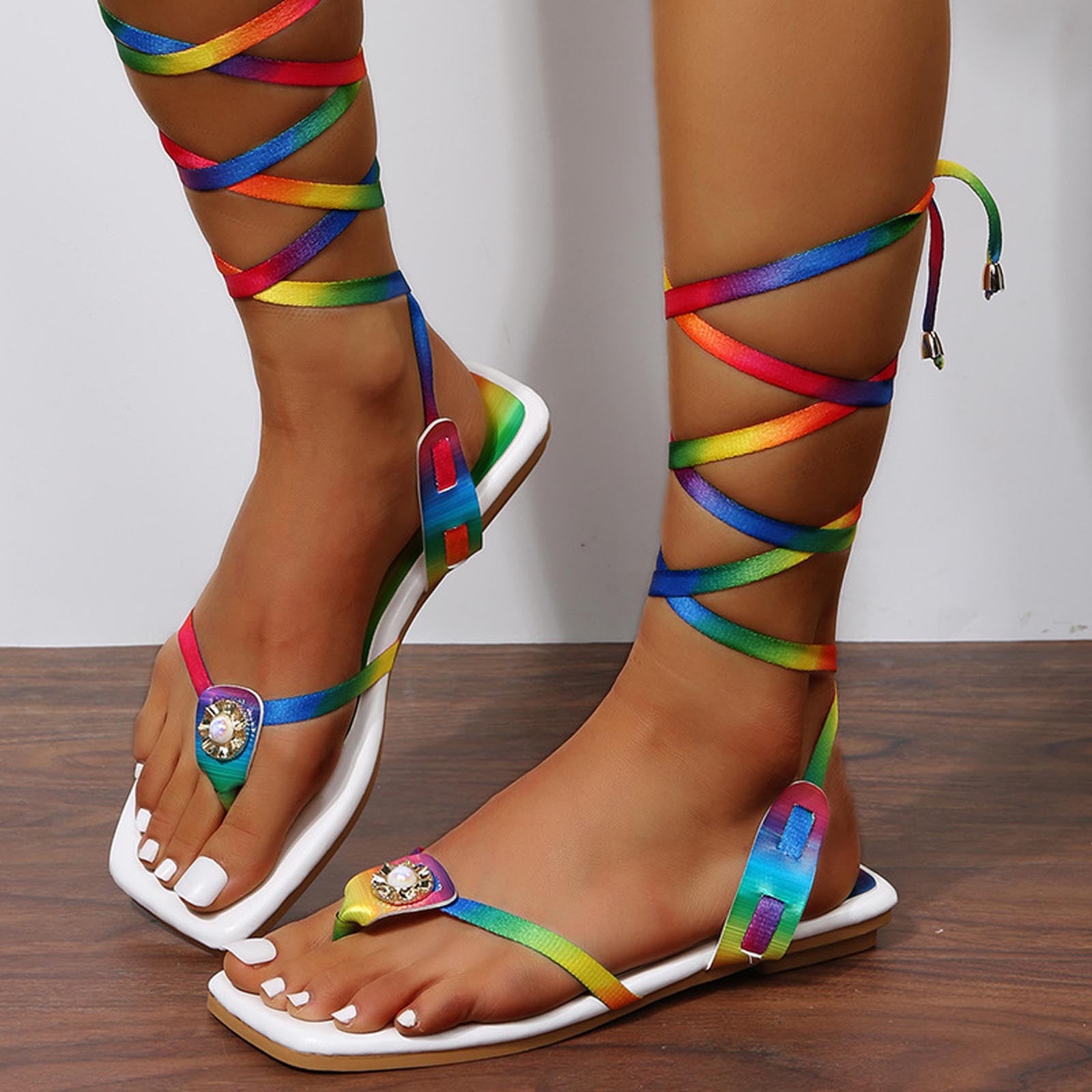 Women's Daisy Open Toe Flat Sandals main image 0