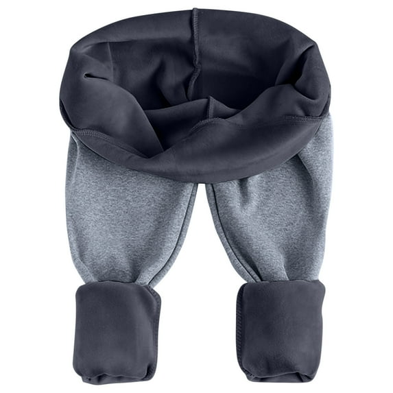 GERsome Women's Maternity Winter Warm Leggings Elastic Thermal Legging Pants Fleece Lined Thick Tights