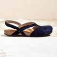 thumbnail image 1 of GERsome Women's PU Closed Toe Sandals Vintage Anti-Slip Rome Sandals with Ankle Strap Gladiator Outdoor Hollow Out Sandals, 1 of 6