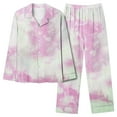 thumbnail image 1 of GERsome Women's Pajama Sets Long Sleeve Button Down Sleepwear Nightwear Soft Pjs Lounge Sets S-XXXL, 1 of 4