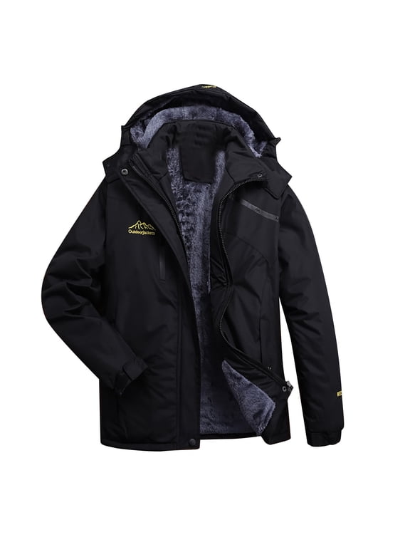 Women's Ski Jacket Warm Fleece Lined Winter Coats Water Resistant Snow Jackets Parka with Pockets