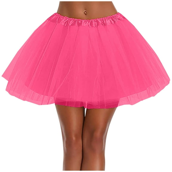 GERsome Women's Tutu Skirts Tulle Tutu Skirt Ballet Dance Skirts Layered Tutu Short Skirt Party Festival Costume