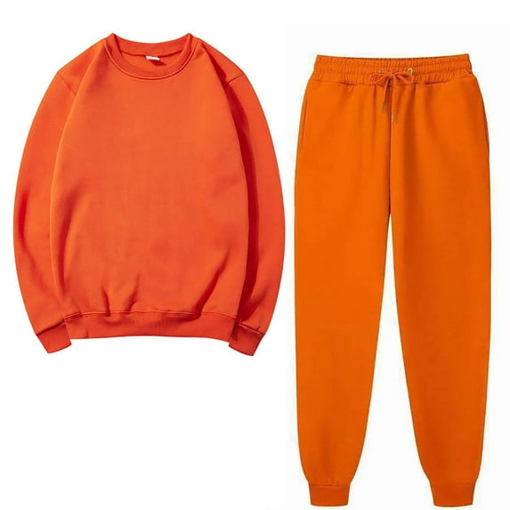 GERsome Womens 2 Piece Sweatsuits Set Long Sleeve Sweatshirt Joggers Sweatpants Tracksuit Set