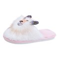 thumbnail image 1 of GERsome Womens Cozy Slippers, Ladies House Slippers, Comfy Bedroom Slippers, Slip on Warm Fuzzy Lined Winter Home Shoes, 1 of 7