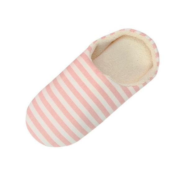 GERsome Womens House Washable Cotton Memory Foam Slippers Indoor Slip On Shoes Bedroom Sleepers Lightweight Non Skid Sole