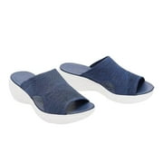 GERsome Womens Orthotic Slides Ladies Lightweight Athletic Yoga Mat Sandals Slip On Thick Cushion Slippers Sandals With Comfortable Plantar Fasciitis Arch Support