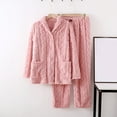 thumbnail image 1 of GERsome Womens Pajamas Set Fluffy 2 Piece Pjs Fuzzy Top Pants Loose Fleece Loungewear Sleepwear Winter Warm Pj, 1 of 1