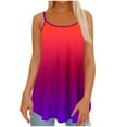 thumbnail image 1 of GERsome Womens Plus Size Tank Tops Scoop Neck Sleeveless Loose Fit Tee Shirts Casual Summer Spaghetti Strap Flowy Camisole S-5XL, 1 of 4